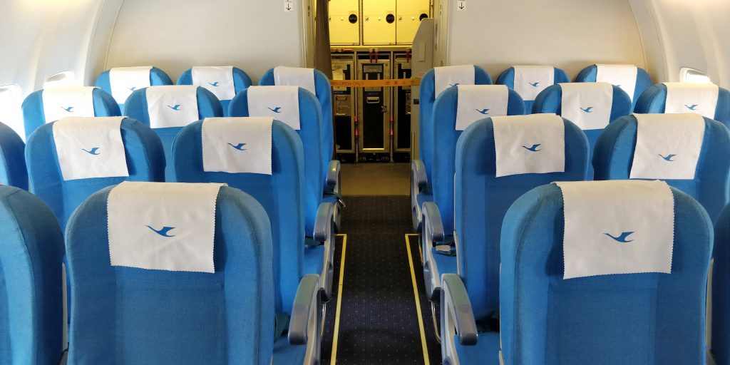 Xiamen Airlines Boeing 737 Economy Class Kabine