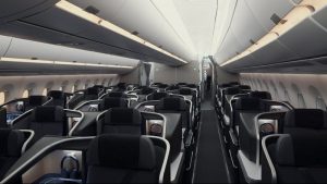 Business Class im A350 von SAS