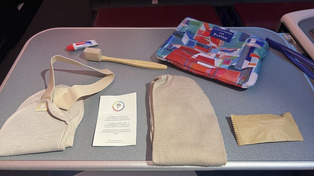 LATAM Business Class Boeing 787 Amenity Kit