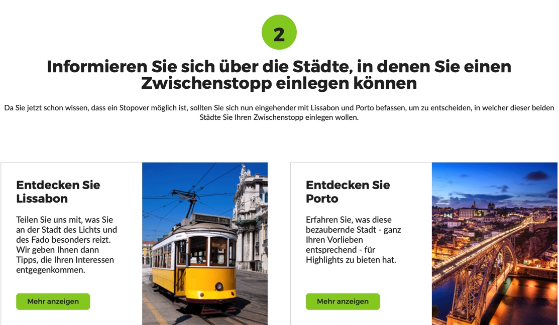 Stopover Programm TAP