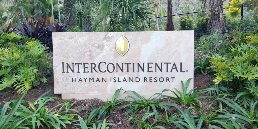 InterContinental Hayman Island Resort Sign