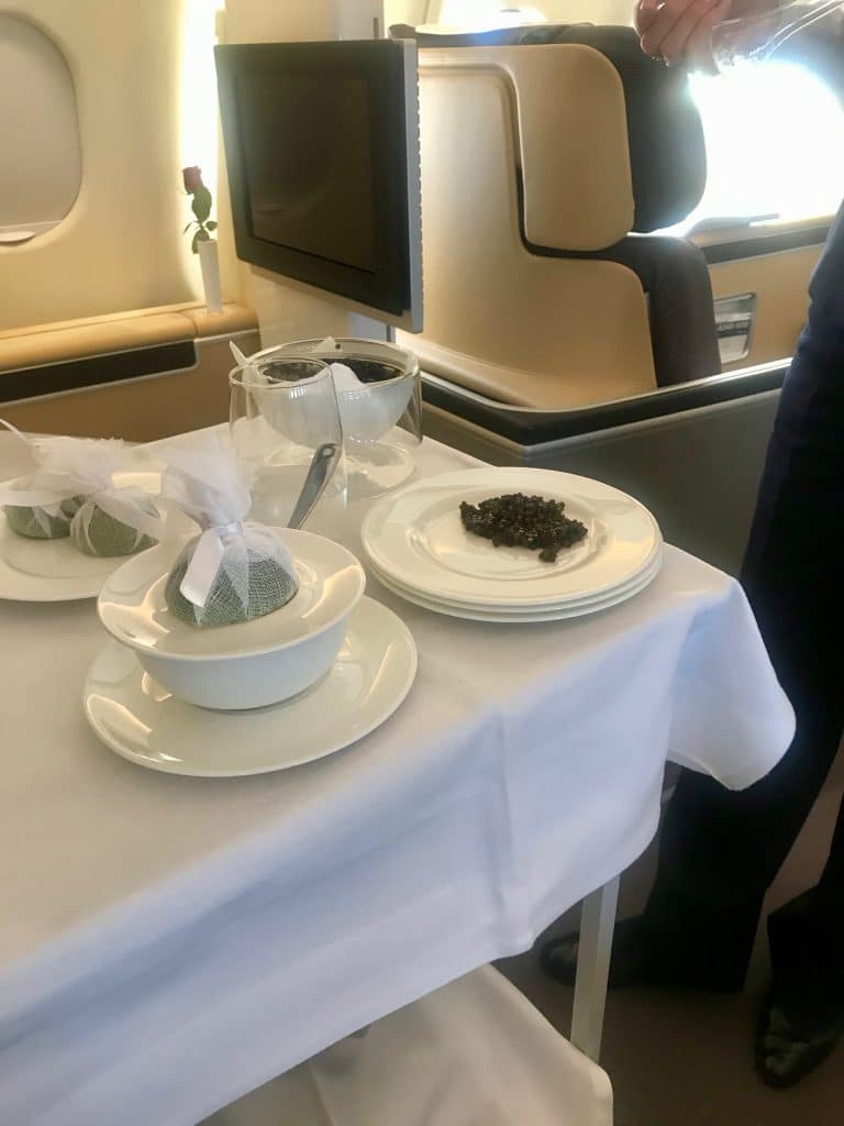 Lufthansa LH Frist Caviar Service