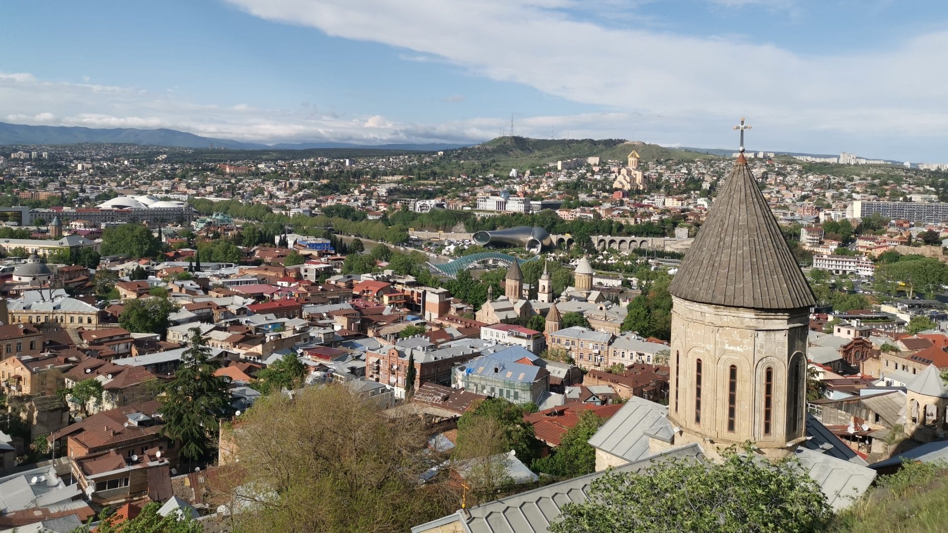 Tiflis Georgien Panorama (2)
