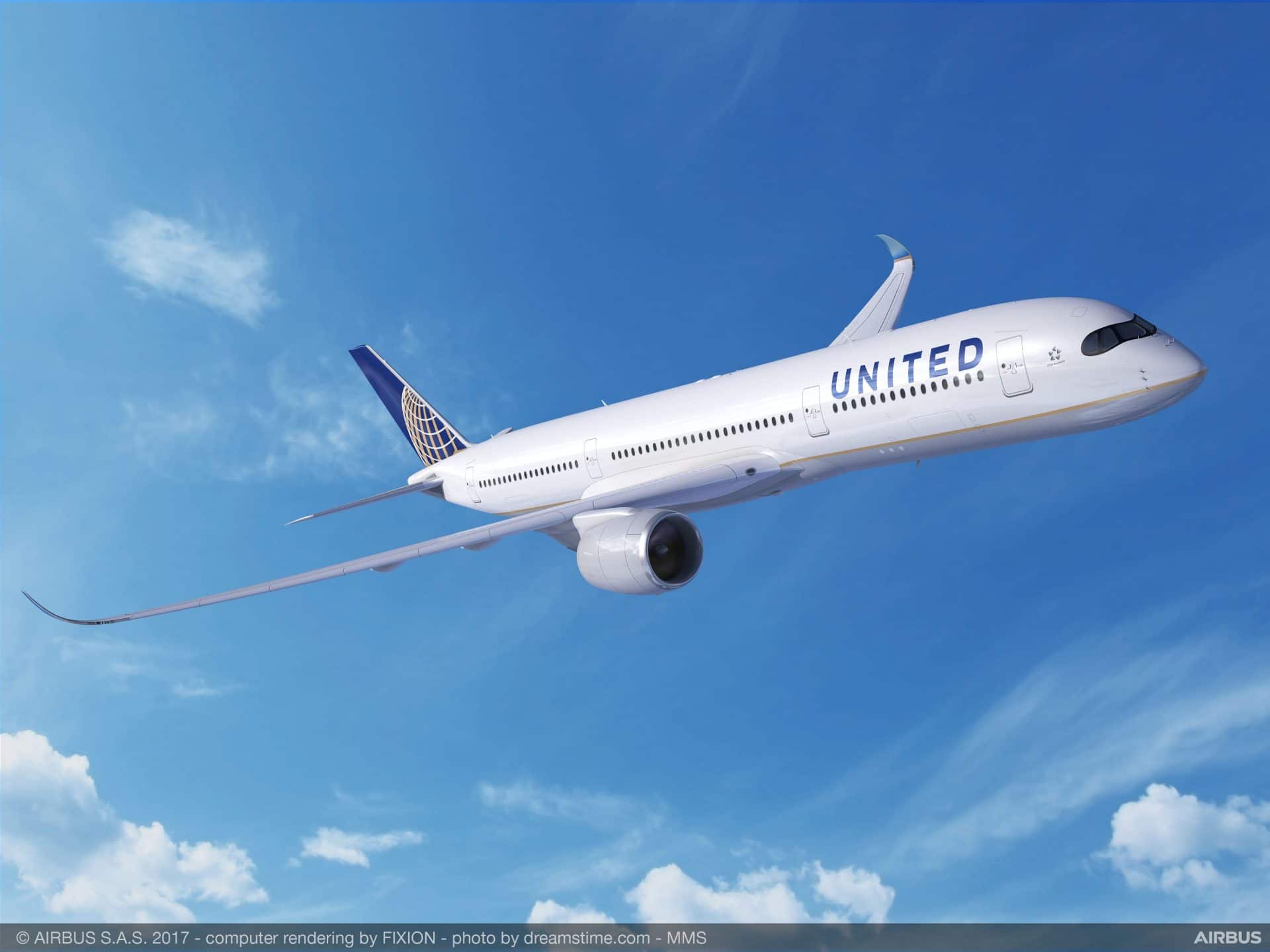 United Orders 45 A350 900