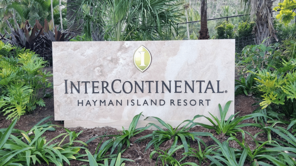 Intercontinental Hayman Island Resort Schild