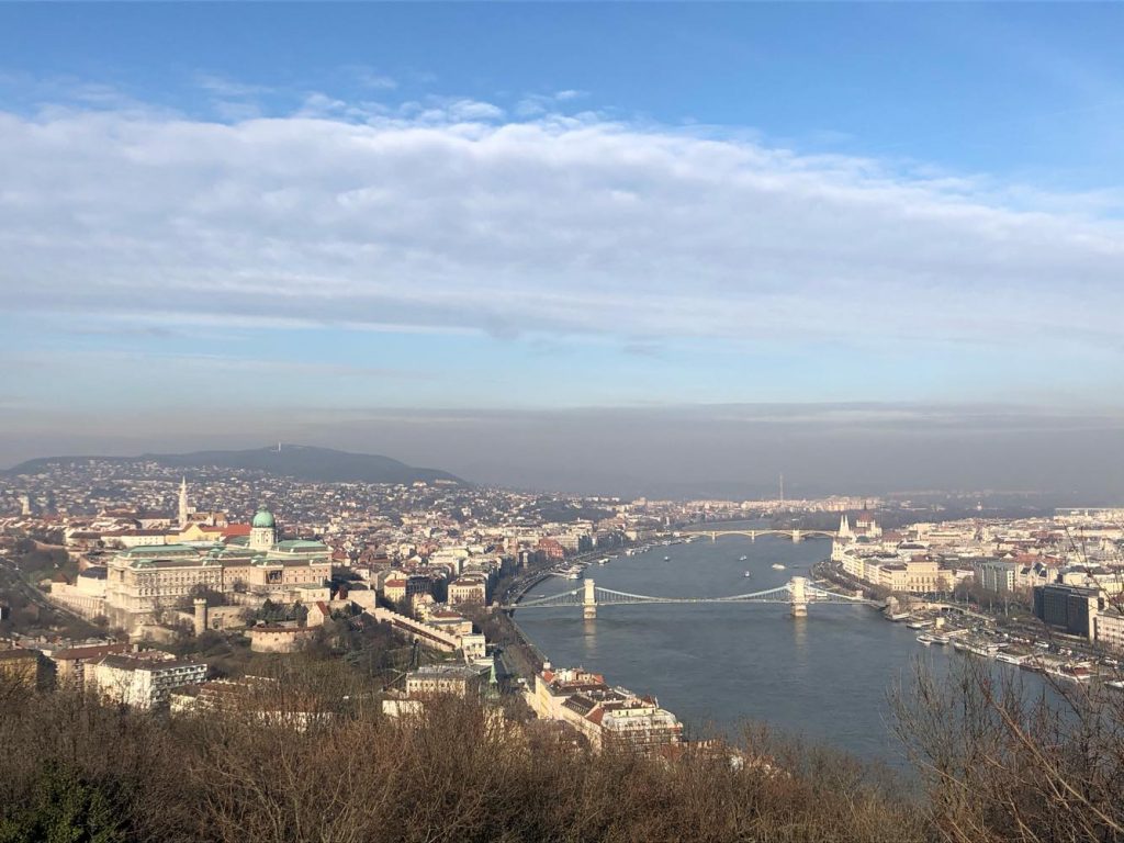 Budapest Gellértberg Panorama