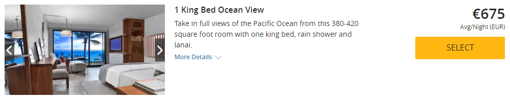 Andaz Maui King Bed Ocean View