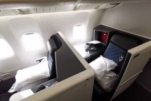 Delta One Suites Business Class Sitz