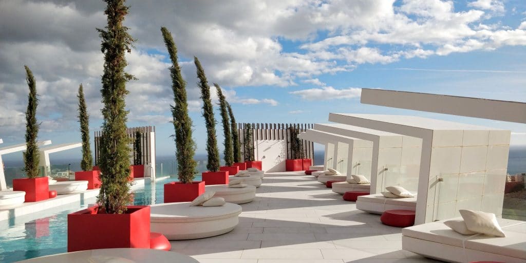 Higueron Hotel Malaga Rooftop Pool 2