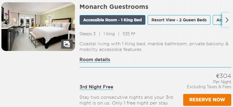 Monarch Beach Resort Guestroom