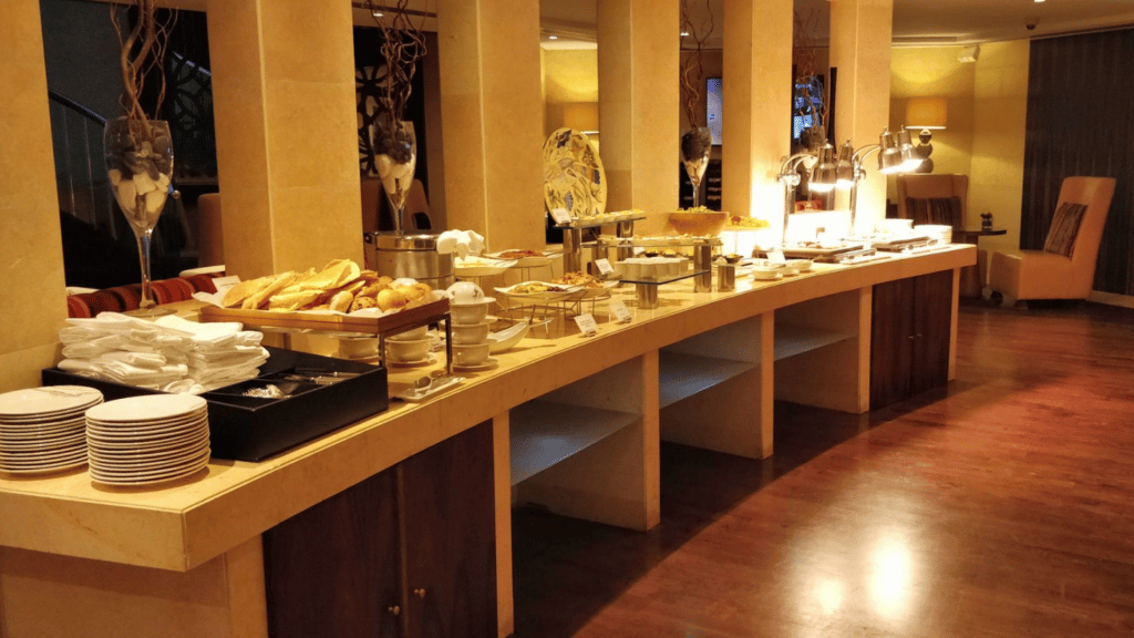 Raffles Dubai Club Lounge Buffet