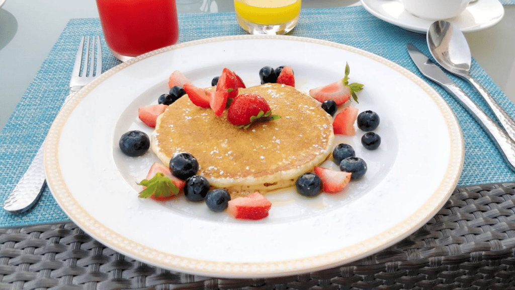 Raffles Dubai Fruehstueck Pancake