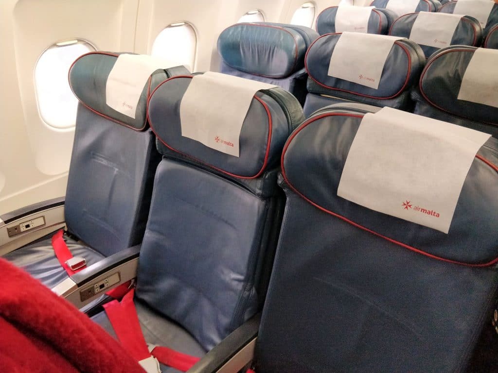 Air Malta Economy Class Sitz 2