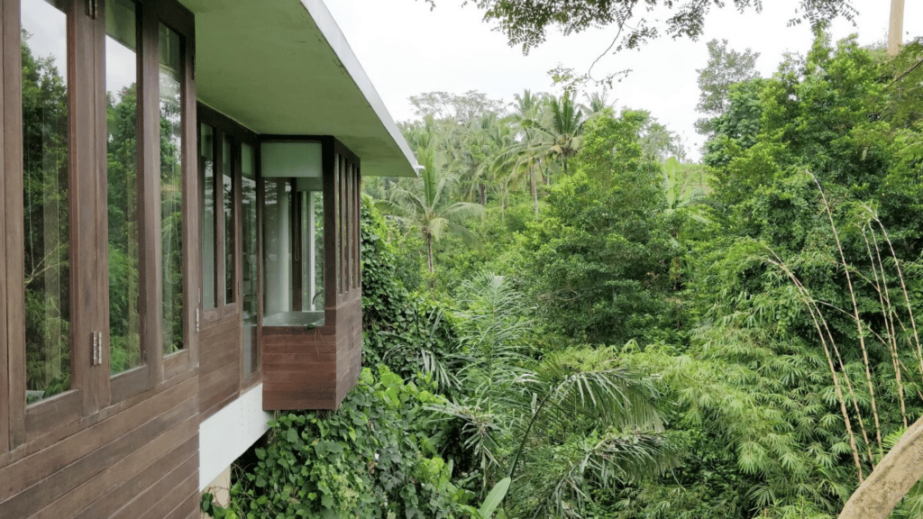Alila Ubud Terrace Tree Villa Terrasse Ausblick