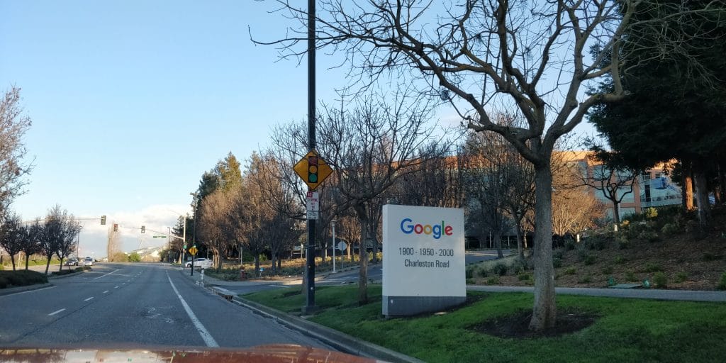 Google Schild San Francisco Silicon Valley