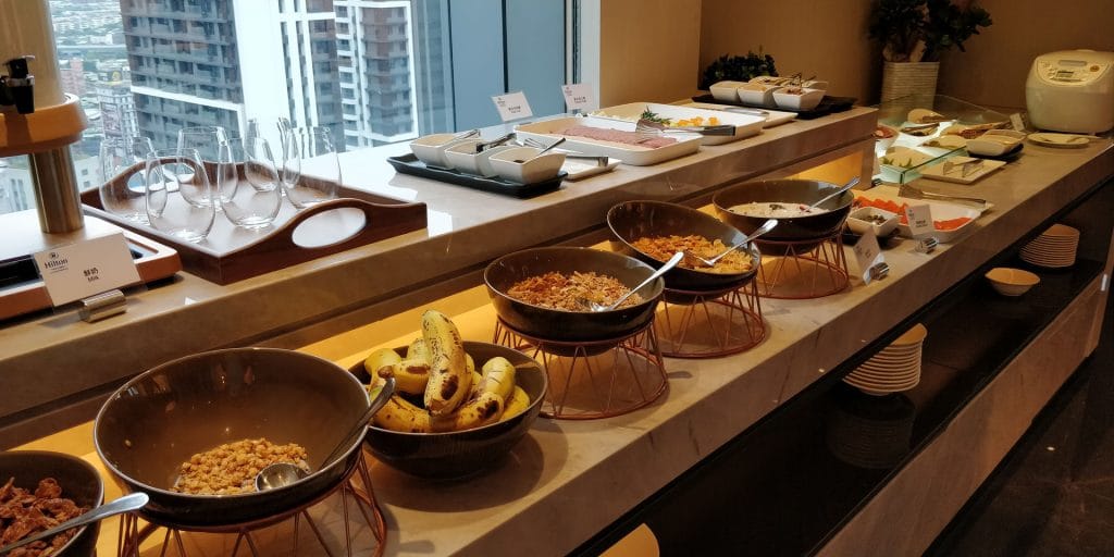 Hilton Taipei Sinban Lounge Frühstück 2