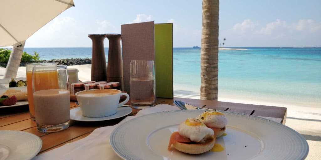 Waldorf Astoria Maldives Frühstück