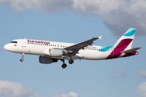 Eurowings Airlplane In Sky