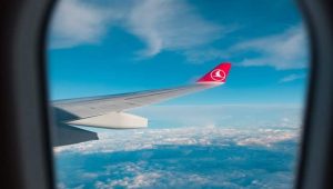 Turkish Airlines Fenster Flugzeug