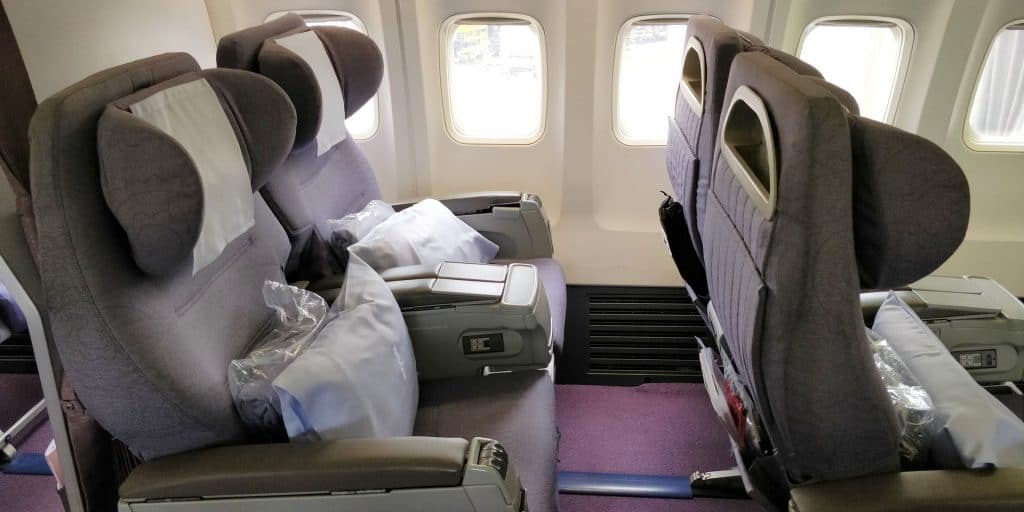 China Airlines Business Class Boeing 737 Sitz 5