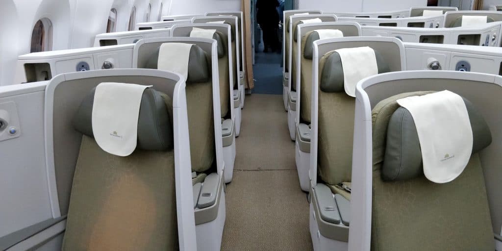 Vietnam Airlines Boeing 787 Business Class Kabine