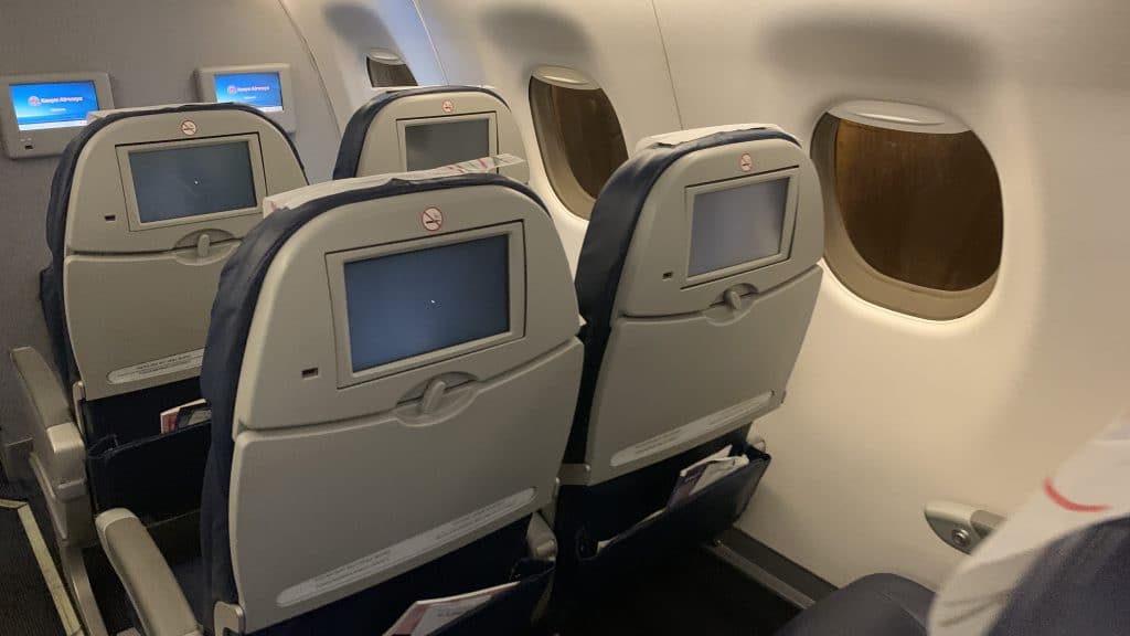 Kenya Airways Economy Class Kurzstrecke Sitze