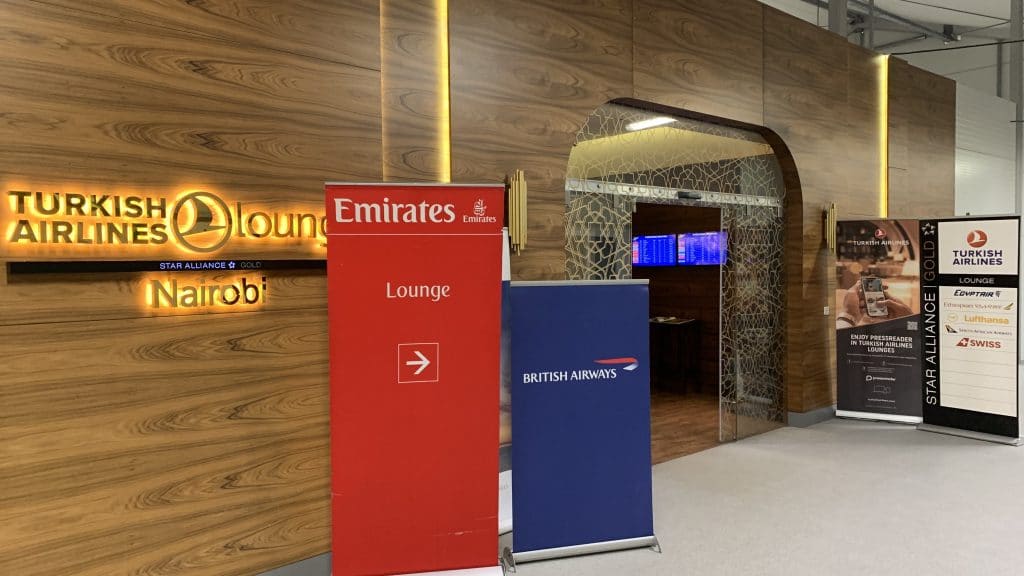 Turkish Airlines Lounge Nairobi Eingang