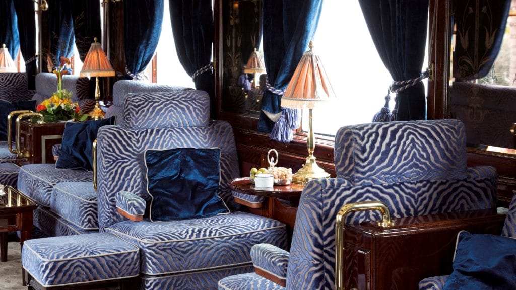 Die Innenausstattung des Luxuszuges Venice Simplon Orient-Express von Belmond