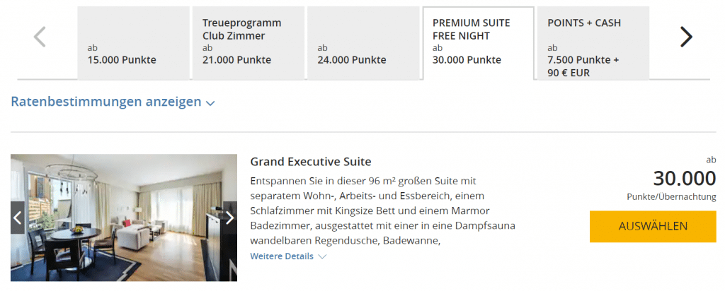 Grand Hyatt Berlin Suite Mit Punkten