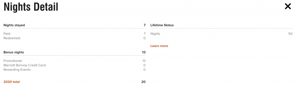 Marriott Bonvoy Bonusnächte