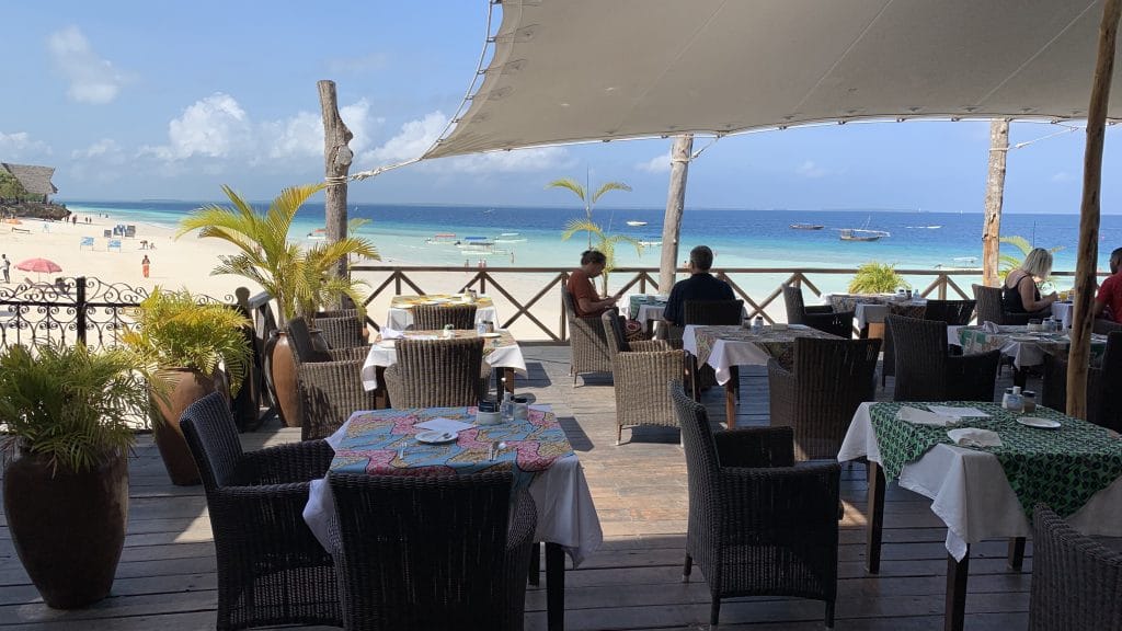 Z Hotel Zanzibar Restaurant Frühstück
