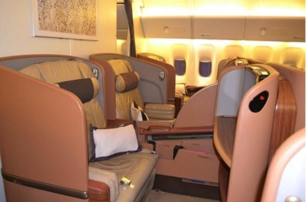 Singapore Airlines Old First Class