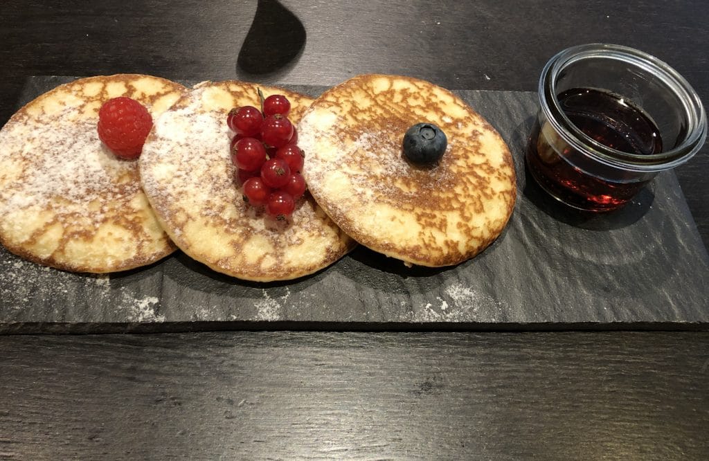 Pancakes Frühstück Hilton München Park