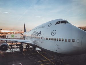 Lufthansa Boeing 747 Flughafen