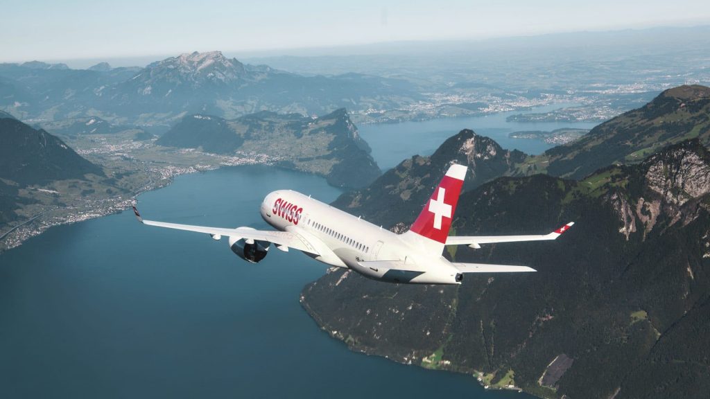Swiss Flugzeug