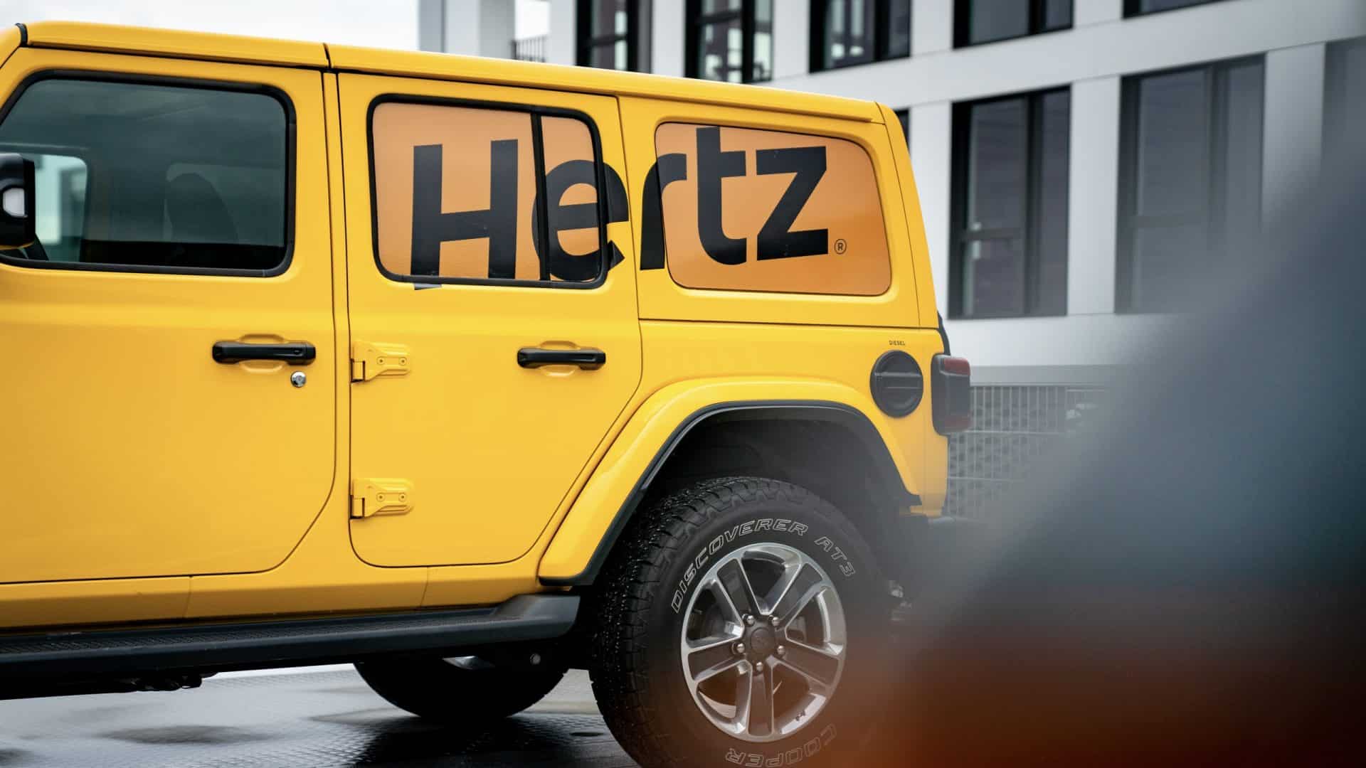 Hertz Gold Plus Programm Jeep Wrangler Mietwagen