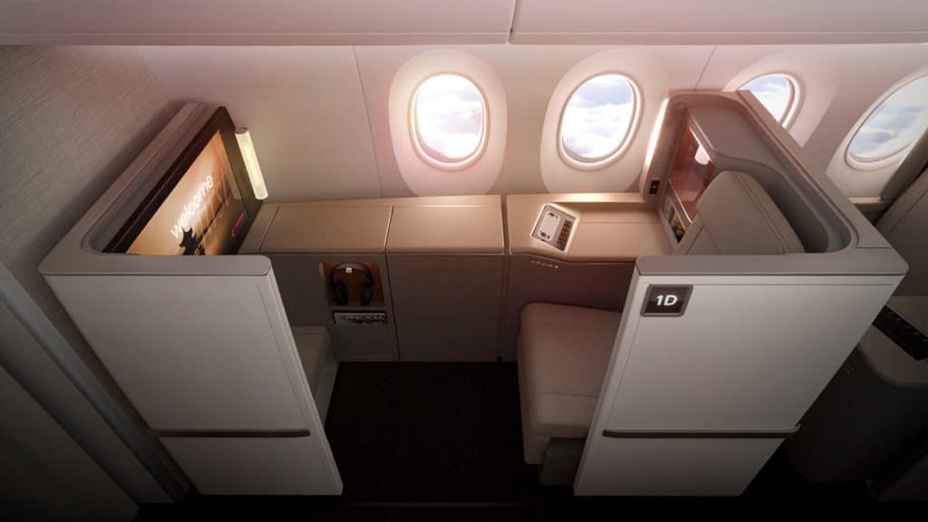 Air New Zelaand Business Class Seat