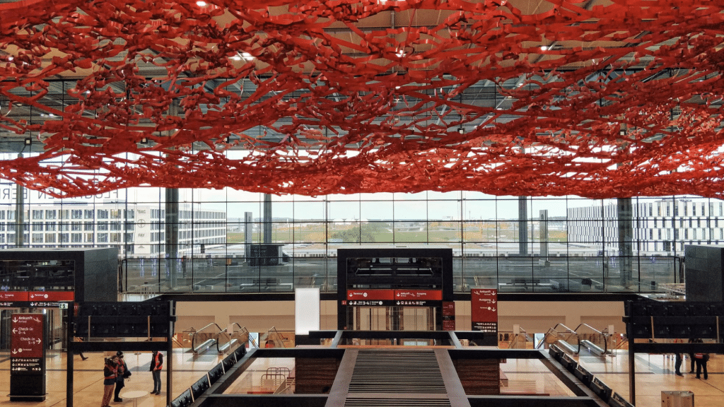 Flughafen BER Terminal 1 Haupthalle
