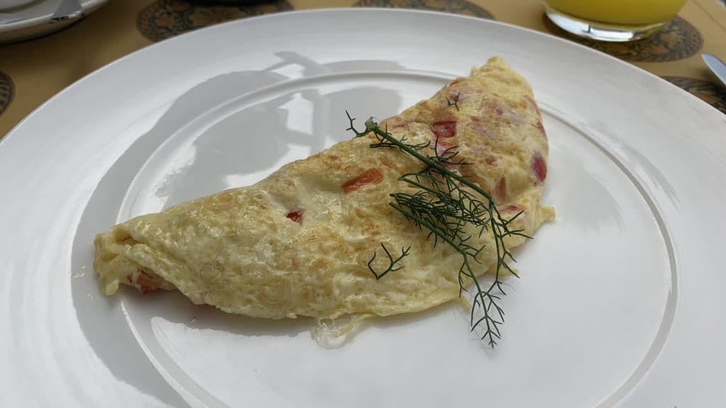 Verdura Resort Frühstück Omelette