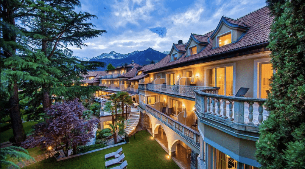 Die Villa Eden in Meran zählt zu den exklusiven Small Luxury Hotel, einer Partnermarke von Hyatt.