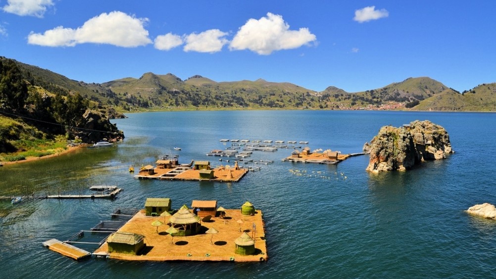Beispielort Titicaca See in Südamerika auf der Bahnreise mit dem Andean Explorer