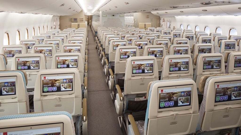 Emirates Economy Class Airbus A380
