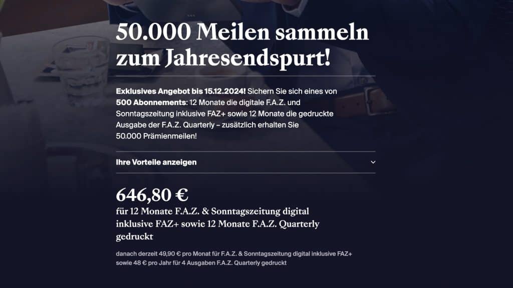 FAZ 50.000 Meilen