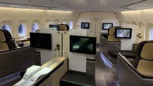 Lufthansa 747 First Class