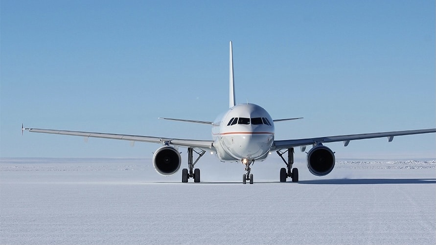 Skytraders Airbus A319 Antarktis 3