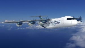 Airbus Wasserstoff Turboprop Design