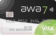 awa7 Visa Kreditkarte
