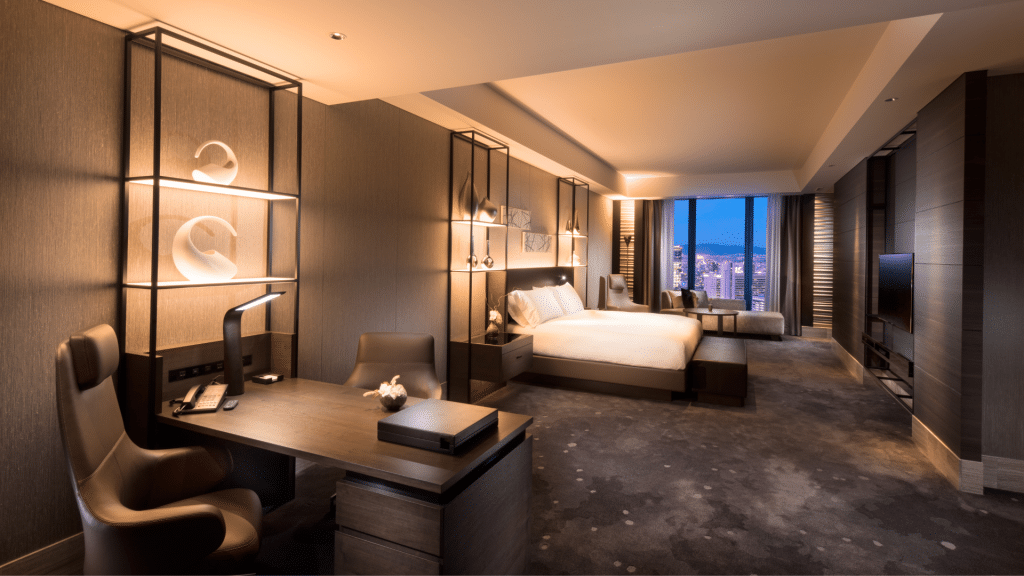 Conrad Osaka Suite Schlafzimmer