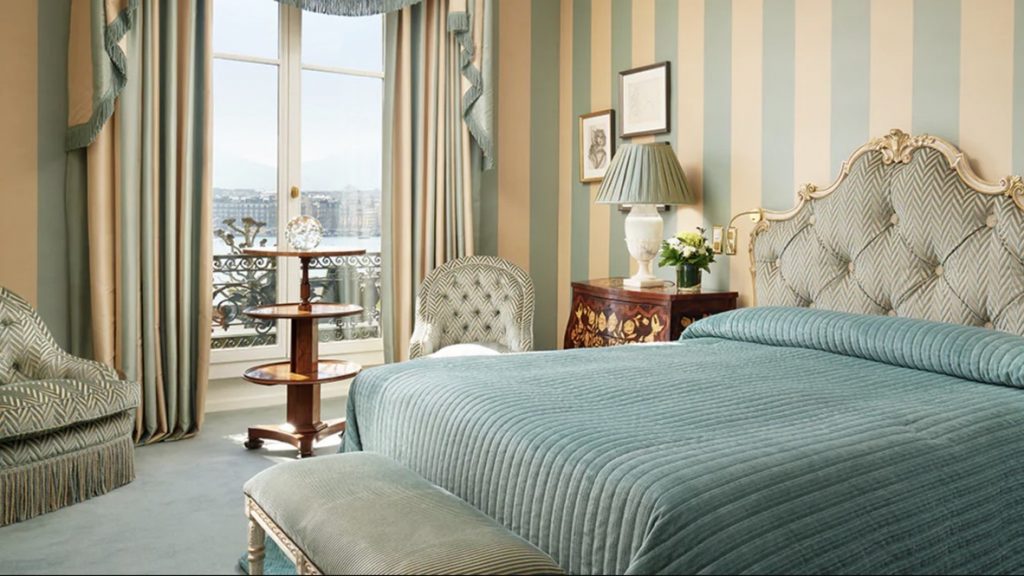 Hotel d'Angleterre Genf Executive Lake View Zimmer