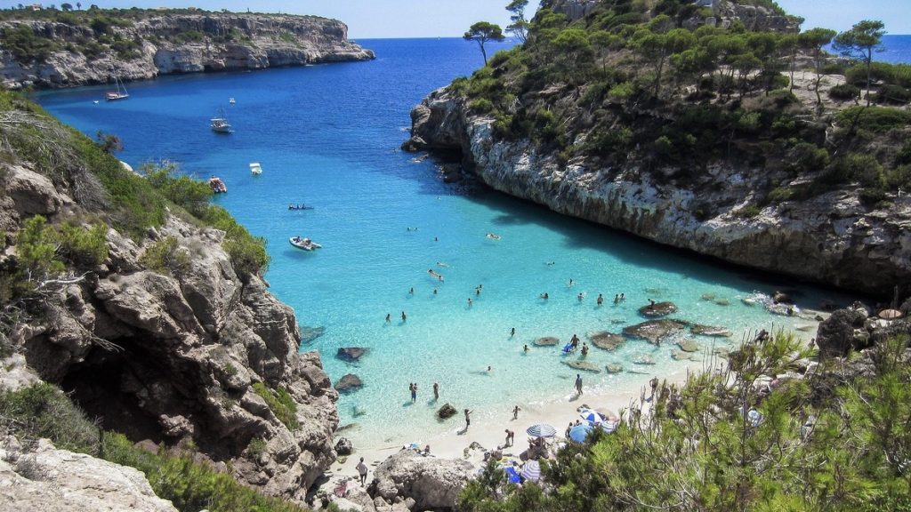 Mallorca Strand Bucht, Spanien
